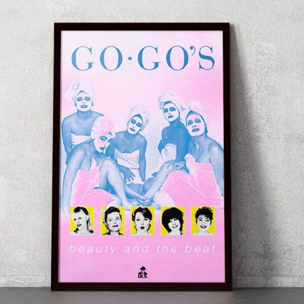 1 Pc Go-Go's - Beauty And The Beat Canvas Print Poster Popular Fashion Prints Wall Art, Modern Living Room Bedroom Frameless Decorative Paintings