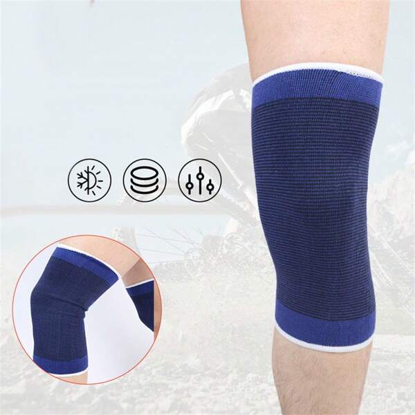 2-6pcs/Pack Knit Sports Knee Pads, Thin Four-Season Unisex Knee Sleeve For Basketball Cycling Running Fitness