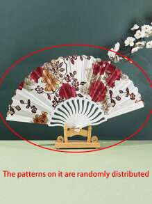 1/2 Stücke faltbarer Bambus Fächer für Mädchen mit Quasten & Blumen, traditionelles chinesisches Kostüm Tanzzubehör Vintage, Mädchen Bambus faltbarer China-Chic kleiner Fächer mit Quasten Blume Kostüm-Requisiten, eleganter, angenehmer und prachtvoll Stil, Fotografie Requisiten können mitgenommen und zusammengeklappt werden für den Sommer, für Hochzeiten, Geschenke, Hochzeitspartys, für Partys, Proms, Ausflüge