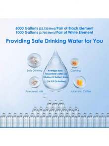 Berkey Gravity Water Filter System Replacement For Berkey Water Filter, 2 Activated Carbon Filters And 2 Fluoride Filters Compatible With Purifiers , Pack Of 4 - Bộ lọc cơ bản gồm 4 - Xem 4