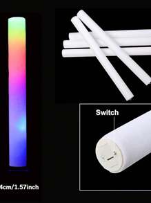 60PCS Foam Glow Stick, 3 Kinds Of Flash Mode Suitable, Glow Party Supplies, Suitable For Wedding Parties, Music Carnival, Birthday, Valentine's Day Party And Other Festive Atmosphere Decoration