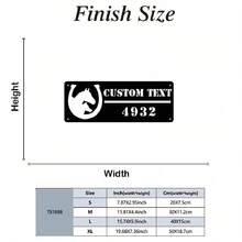 Artisan-Crafted Stable Name Tag - Vintage Iron Horse Plate With Enamel Accents, Weatherproof Personalized Stall Sign For Ranch/Farm, Western-Style Equestrian Wall Art Collection - Multicolor - View 12