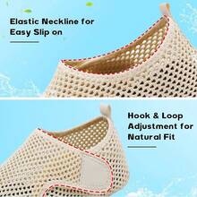 Scurtain Barefoot Shoes Women Men Beach Swim Aqua Socks Summer Quick-Dry Sandals Slippers - 米色 - 查看 2
