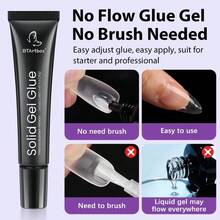 Botellas dispensadoras BTArtbox Uñas de Gel Sólido 0.71 Onzas Uñas de Presión del 3 en 1 Mejorado Gel de Uñas Acrílicas Er Fuerte para Manicura y Pedicura Larga Duración - Varioscolores - Ver 3