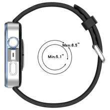 Silikon Reifen Armband kompatibel mit Huawei Watch Fit4/Fit 4 Pro Bändern, strapazierfähiges Armband, kompatibel für Huai Watch, 3 Ersatzarmband, weich und bequem, Sportarmband für Herren und Damen