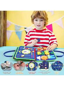 Busy Board Montessori Speelgoed Voor Meisjes & Jongens Cadeaus, Sensorisch Speelgoed, Educatief Reis Speelgoed, Peuteractiviteiten Voor Het Leren Van Fijne Motoriek, Peuterbord Leeftijden Educatief Speelgoed