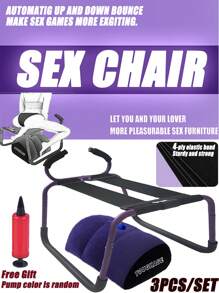 2025 Sexstuhl Sexmöbel, SM Produkt, Sex, Sexy, Sexspielzeug, Multifunktions Sexpositions-Verstärker Stuhl Neuheit Spielzeug mit Haltegriff für Paare, Sexpositions-Verstärker Stuhl Liebes-Stuhl-Hilfe SM Schaukeln Hüpfendes Sexsofa Sexmöbel mit Griffen