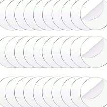 30/100 件透明亚克力圆盘，亚克力透明板，适用于 DIY 展示板、工艺品、装饰画、空白画板、DIY 手工艺品展示品、圆形时钟托盘、各种节日、婚礼工艺品，5/6/7/8/9/10 厘米