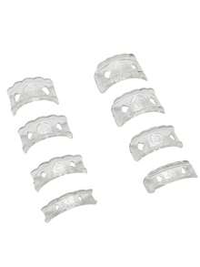 8pcs/Set Transparent Ring Size Adjuster, Invisible Ring Adjuster, Female Finger Loose Ring Size Reduction Invisible Sticker Transparent DIY Sewing Jewelry Tool Set Adjuster Set, Suitable For Loose Rings - Perfect For Wedding Rings And Jewelry Comfort For Women Storage Organizer Travel Essentials Back To School Dormitory Storage - Multicolor - View 12
