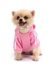 1 pieza Sudadera con capucha para perros, adecuada para perros y gatos de razas pequeñas, medianas y grandes