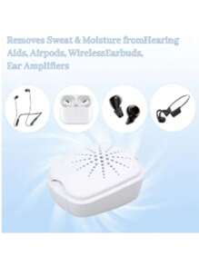 BUCICE Hearing Aid Drying Case Box Electronic Dehumidifier Ear Dryer Hearing Aid Cleaning Tool Accessories Drying Jars Capsules