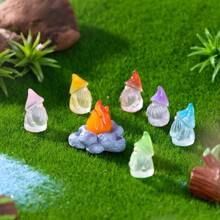 5 piezas de accesorios decorativos tipo bolsita ciega con enanos luminosos para crear microescenarios, partículas de enanos adorables para decoración DIY de jardinería y paisajismo, regalos y ornamentos navideños