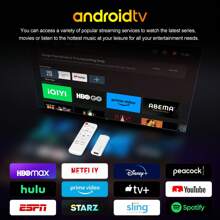 H96 MAX Android 14.0 TV Stick ATV Quad-Core WiFi6 2.4G/5.8Ghz BT5.0 4K AV1 Ultra HD Voice Control Smart Home Player