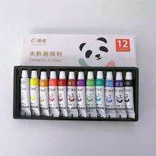 24 Colors Mixed Color Gouache Colour Paint, Colorful Multi-Purpose Paint For Painting,12/18/24colours Art Professional Pigment Set.Each 5ml/0.18oz-Perfect For Artists, Students, Crafts, Diy Wall & ClothesPainting!,Back To School,School Supplies