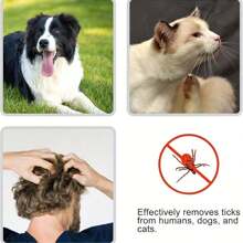 3PCS Tick Removal Tools Pet Tick Twist Remover Hook Pick Up Flea Scratching Hook Pet Cat Dog Grooming Supplies Tick Removal Tools