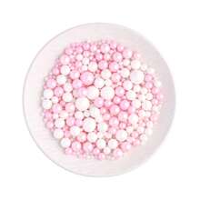 Gold Pearl Sugar Sprinkles - Edible Candy Pearls 130g/4.58 Oz, Mix Size Cake Candy, Decorate Cakes, Cookies, Ice Cream
