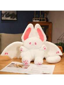 Cute Bat Rabbit Plush Doll Pillow Soft Stuffed Toys, Birthday Gift For Girls, Halloween Bat Plush Decor, Home Decoration, Children Gift - 彩色 - 查看 16