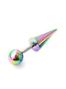 1pc 304 Stainless Steel Monroe Lip Ring, Spiral Cartilage Earrings, Barbell Body Piercing Jewelry, Suitable For Gift/Party