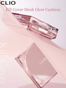 Clio K-Beauty Kill Cover Mesh Glow Cushion Foundation,15g*2 [Refill Included] , SPF50+ PA++++, For Oily Skin, Flawless Glass Skin, Glowy Skin Makeup, No Powder Feeling, 54H Long-Lasting Clear Bright, Sensitive Skin Available, MixedLightweight, Buildable Coverage, ,Korean Makeup - #2 LINGERIE - View 3