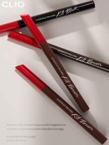 Clio K-Beauty SUPERPROOF PEN LINER KILL BLACK 刷頭眼線液筆，液體眼線筆，深邃顯色，出墨順滑，快乾，防水防汗，適合日常妝容 - 01 Black - 查看 7