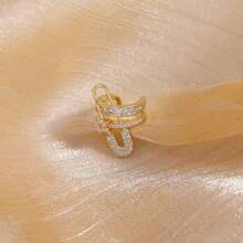 1 pieza de Broche de pentágono de circonita, Anillo de circonita para uso diario, Regalo
