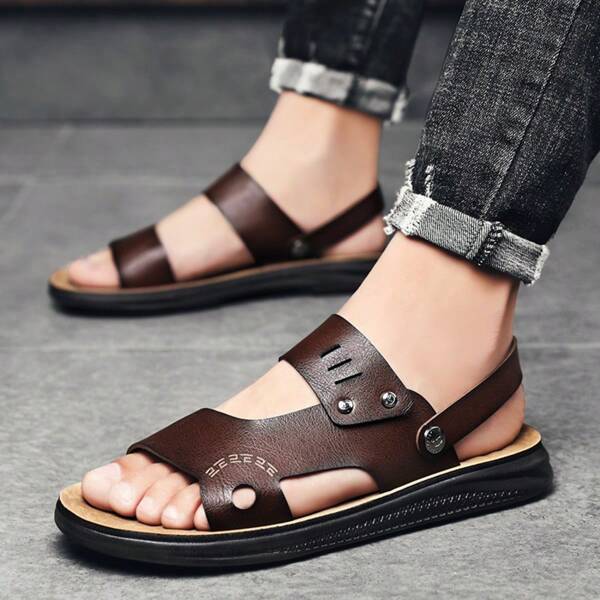 SHIDERTION SHIDERTION Summer Sandals, New Fashion Plus Size Lightweight Casual Breathable Beach Shoes For Men & Women