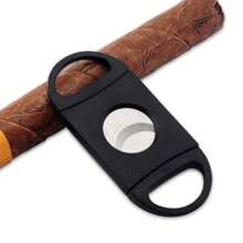 Cortacigarros de doble hoja de acero inoxidable, tijeras de cigarro modernas y sencillas, herramientas para tabaco, cortadores y tijeras para tabaco