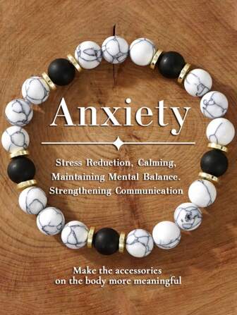 Handmade White Turquoise & Natural Stone Bracelet - Bohemian Style, Symbolizing New Beginnings, Ideal For All Occasions, Perfect Holiday Gift, Everyday Accessory|Bohemian Style Bracelet|Turquoise Stone