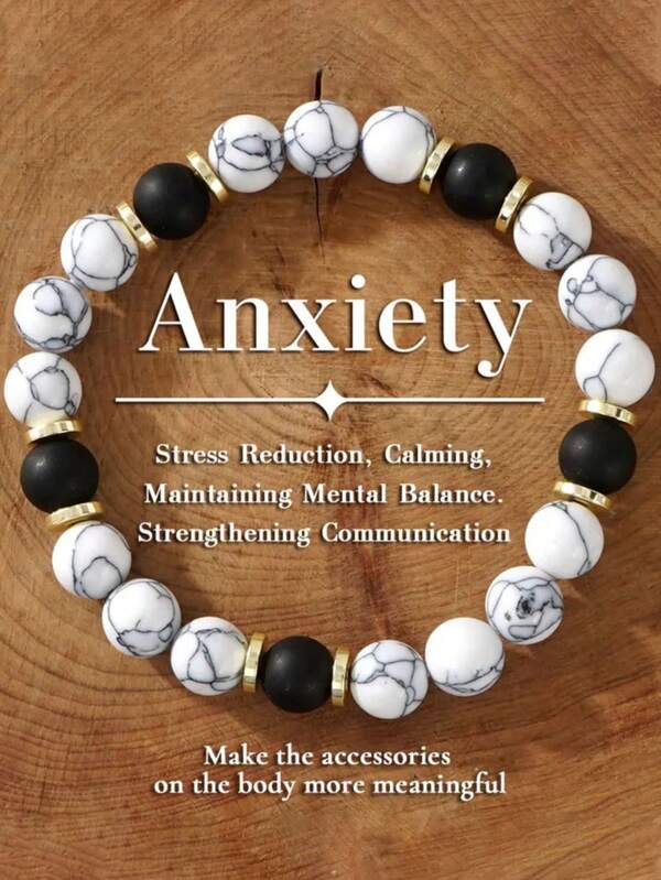 Handmade White Turquoise & Natural Stone Bracelet - Bohemian Style, Symbolizing New Beginnings, Ideal For All Occasions, Perfect Holiday Gift, Everyday Accessory|Bohemian Style Bracelet|Turquoise Stone