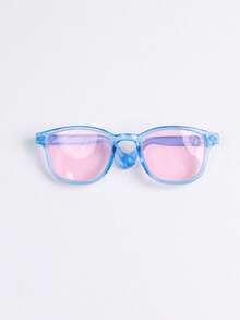 1 件宠物配件眼镜装饰，方形圆边 - 蓝色 - 藍色 - 查看 7