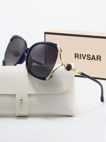 Óculos de Sol Polarizados de Moda Retrô RIVSAR para Mulheres, Acessório Elegante para Festa, Viagem, Reunião, Verão, Joia, Férias, Marca Premium, Presente de Festival, Dia dos Namorados, Natal, Halloween, Presente Ideal para Passeios, Praia, Férias à Beira-Mar e Presentes para Família e Amigos