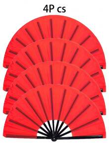 D EXCEED 1/4/6PCS Foldable Classic Kung Fu Fan - Traditional Chinese Style, Plastic, Ideal For Tai Chi, Martial Arts, Fitness Dance And Gift-Giving - Multicolor - View 23