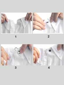 3/6/9/12/18 Piezas Botones extensores de cuello, Extensores de cuello invisibles cómodos y premium, Extensores de botones para camisas, trajes y pantalones de vestir, y abrigos de hombres y mujeres - Multicolor - Ver 8