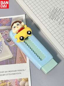 Bandai, Crayon Shin Chan Series, Anime Cartoon Eraser, Easy Colored Eraser Stationery, Student Gift, Easy To Clean, Ideal For Writing And Drawing, Perfect For Office And Study Supplies, Cute Eraser, Perfect Party Gift&Birthday Surprise Gift, Ideal For Christmas, Halloween, Thanksgiving Gifts., School Supplies,Back To School