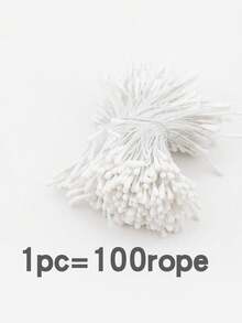 1 Bundle 100pcs Of 2mm Artificial Flower Stamens, Home Flower Craft Decoration,Fake Flower Stamens,Pistil Artificial Pearlized Floral Pollens Stamen,For Christmas Wedding Flower Making Scrapbook Decoration, Wedding Scene Accessories - Multicolor - View 14