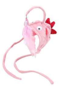 1 件装猫咪自娱羽毛头带，猫咪头饰 - 粉色 - 查看 7