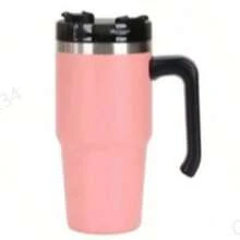 Handle Car Cup Large Capacity Straw Cold Ice Cup 304 Stainless Steel Cold Insulation Water Cup - Multicolor - View 6