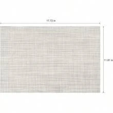 Washable Vinyl Placemats Set Of 4 For Indoor/Outdoor Use - A-beige - View 4