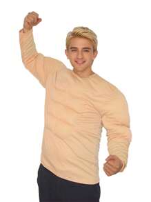 Camiseta de cuello redondo festiva para hombres adultos