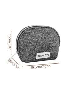 1pc Portable Cosmetic Bag, Handheld Toiletry Pouch For Lipstick, Skincare Product Storage, Travel