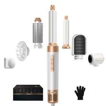 UKLISS The 7-In-1 Hair Styler For Beginners Has Comprehensive Features Including Adjustable Settings And Multiple Nozzles To Get Curly, Straight And Dry Hair Done In One Go, Ensuring Healthy And Shiny Results. - UK Plug(220-240V) - View 4