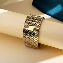 DAYAND NIGHT Brand 2025 New Women's Party Fashion Wrist Watch, Gold Luxury Elegant Quartz Watch, Suitable For Party, Banquet Or Daily Wear. A Perfect Choice For Valentine's Day Gift, Anniversary Gift Or Birthday Gift. Two Colors: Gold Case With Gold Dial, And Gold Case With White Dial - 金色 - 查看 16