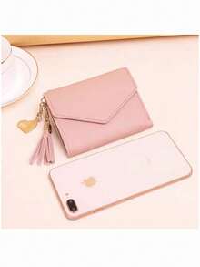 New Style Women's Wallet, Simple Small Trifold Wallet, Multi-Functional, Card Holder, Short Women's Wallet