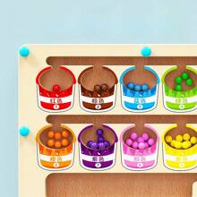 Magnetic Maze Rolling Ball Toy, Focus Training Toy For 3-6 Years Old Kids, Attention Exercises, Children Intelligence Developing Game