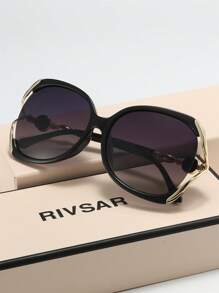 Óculos de Sol Polarizados de Moda Retrô RIVSAR para Mulheres, Acessório Elegante para Festa, Viagem, Reunião, Verão, Joia, Férias, Marca Premium, Presente de Festival, Dia dos Namorados, Natal, Halloween, Presente Ideal para Passeios, Praia, Férias à Beira-Mar e Presentes para Família e Amigos