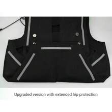 Motorcycle Airbag Vest New Moto Jacket Back Protection Reflective Safety Vest Motorbike Reflective Safety Multi-Style Non-Slip And Anti-Collision Vest Motocross Racing Airbag Motorcycle Protective Accessories S-3XL