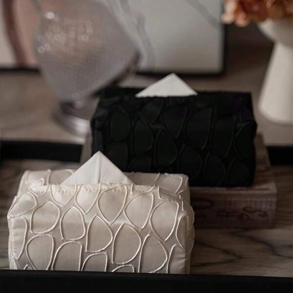 1pc Leather Tissue Box Waterproof Kitchen Accessories,Decorative Tissue Box,Napkin Holder For Table,Tissue Box Bathroom