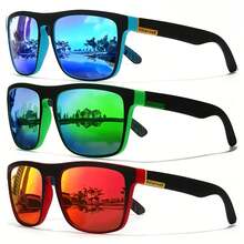 1-3 PCS Dreamy Cool Classic Square Fashion Glasses, Suitable For Men And Women, Outdoor Sports Party Vacation Travel Driving Fishing Supplies Photo Props - Multicolor - View 9