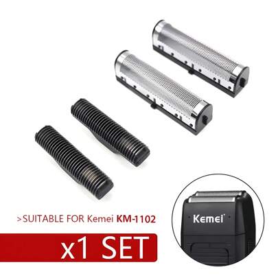 Kemei Kemei Reciprocating Dual Mesh Electric Shaver For Men, Close Shave, USB Charging, Wet/Dry Use, Economical, Advanced Shaving Technology, Ergonomic Design, Comfortable Grip, Suitable For Travel And Home Use