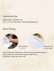 Customized Guestbook Playing Cards Customized Playing Cards With Photos Wedding Signature Book Blessing Cards For Married People Guestbook For Weddings Graduation Birthday Celebrations